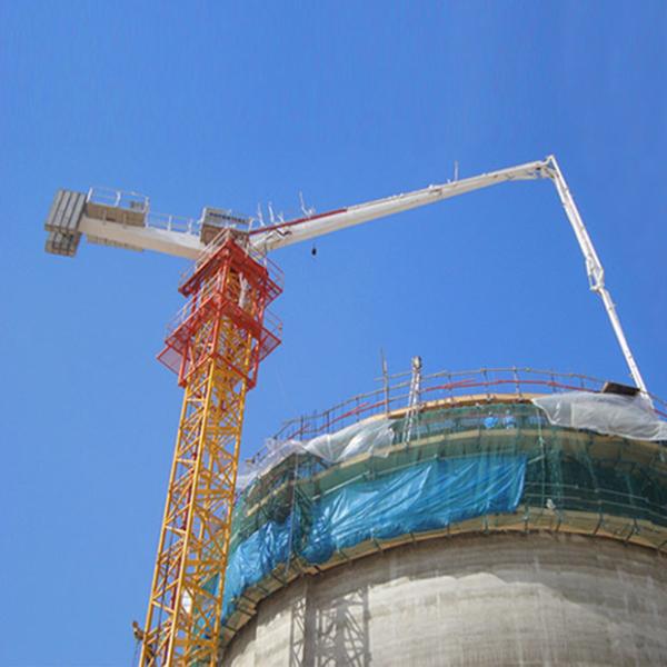 Electric Tower Type Concrete Placement Boom Stepless Speed Control Minimized