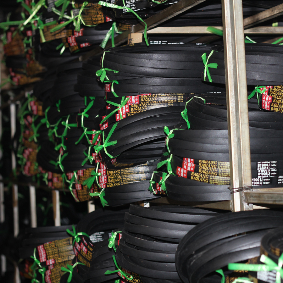 Any Color Industrial Rubber V Belt with Customized Package Type