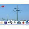 Buy cheap Anticorrosive Electrical Pole Standard Steel Utility Pole 500DAN 11.9m With Cable from wholesalers