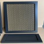 8.75kgs/m2 Decorative Wire Mesh Grilles With 49% Opening Area In Stainless Steel