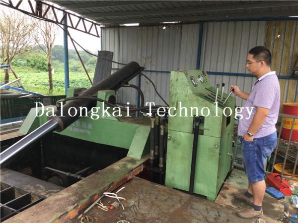 Buy cheap Hydraulic Driven Metal Baling Machine Manual Valve Control Cuboid Block from wholesalers
