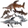 Buy cheap 6 PCS Shark Model Toy Desktop Decoration Collection Party Favors Toys for Boys Girls Kids from wholesalers