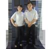 Buy cheap Blue Black 150g 96% Cotton 4% Conductive Fiber ESD T Shirts from wholesalers