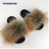 Buy cheap EUR36 - 41 Outdoor Womens Fluffy Faux Fur Slides from wholesalers