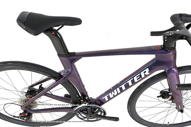 Light Weight TWITTER Full Carbon Road Bike Road Racing Bike Bicycle 700c