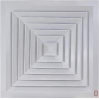 Buy cheap customized Air Conditioner Accessories Square Aluminium Louvre Vents And Grilles product