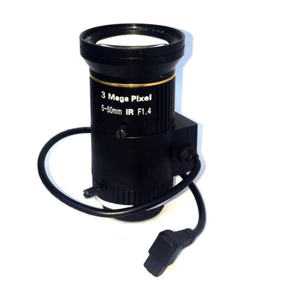 Buy cheap 3MP 5-50mm F1.4 1/3" Auto Iris Varifocal Lens For Cctv Security Surveillance System from wholesalers