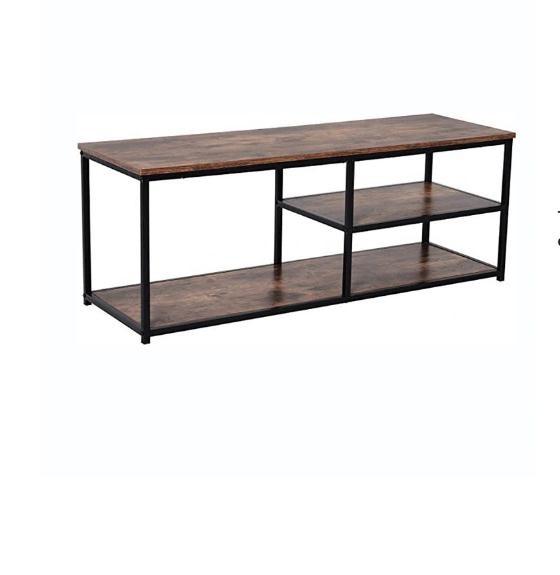 Buy cheap Eco Friendly 55inch Tv Organizer Shelf Industrial Metal Media Console from wholesalers