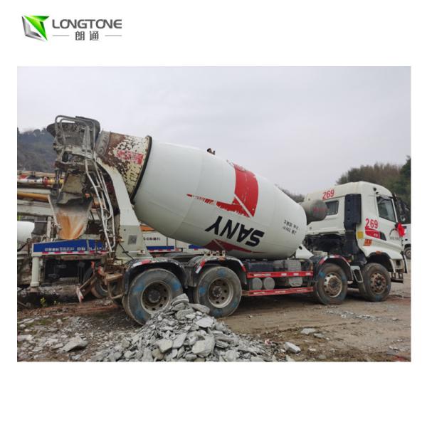 Buy cheap Automatic Hydraulic Used White Mixer Truck Good Condition from wholesalers