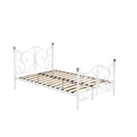 Buy cheap Modern Durable Wooden Slat Bed Frame Electrostatic Powder Coating product