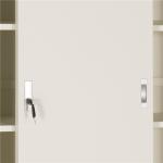 Metal Sliding Door Steel Book Rack Cabinet For Sale