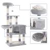Buy cheap Adjustable Sturdy Wooden Cat Tree Box Tall Corner Activity Centre With Basket from wholesalers