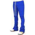 Factory Price Street Wear Soft Cotton Stacked Flared Sweatpants Solid Color