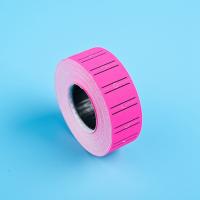 Buy cheap Rose Price Tag Sticker Roll , 21mm Price Gun Label Rolls product