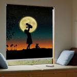Basic 3D Shapes Digitally Printed Photo Roller Blind water proof Roller Blinds