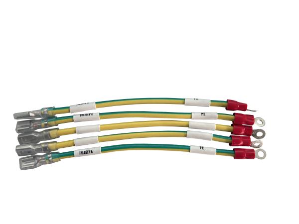 Buy cheap RV 2.5MM² yellow-green 100MM Insulated Electronic Wiring Harness Socket PE from wholesalers