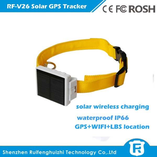 Reachfar rf-v26 mini waterproof solar gps tracker animal suitable for cattle/cow