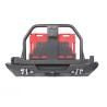 Buy cheap Jeep Wrangler JK Rear Off Road Bumpers 100*50*30cm Carbon Black from wholesalers