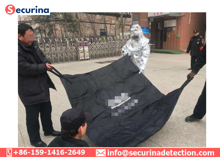 1.6m x 1.6m EOD Tool Kits Spherical Bomb Blast Blanket And Two Safety Fence