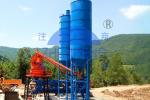 HZS50 Stationary Concrete Batching Plant, Concrete Dry Powder Mixing Plant