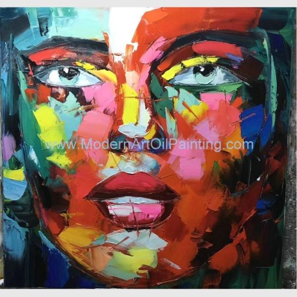 Buy cheap Custom Oil Portrait Painting People Face Painting By Palette Knife from wholesalers