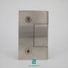 Buy cheap Middle Flat Shape Stainless Steel Glass Door Hinges Wall Mounting Easy Installation from wholesalers