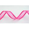 Buy cheap Customized Colors Single Face Organza Ribbon With Satin Edge Elegant Design from wholesalers