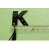 Buy cheap K Shaped 3D Embroidery Patches PVC Material Multistrand Black Color from wholesalers