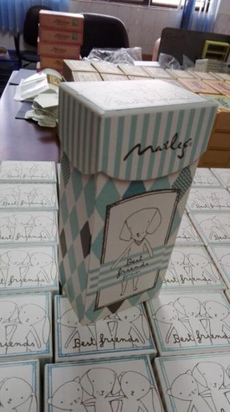 Buy cheap Cute design customized handmade folding paper packaging box for gift from wholesalers
