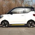 Gray Color Mini EV Cars Wuling Hongguang MINI EV Panoramic Sunroof