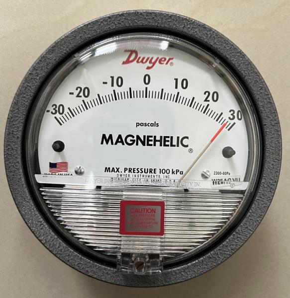 Buy cheap Clean Room Differential Pressure Gauge Dwyer 2300 Series Magnehelic 60pa from wholesalers