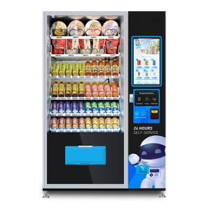Buy cheap 24 Hours Self Service Vending Machine 22 Inch Foods And Drinks Vending Machine from wholesalers