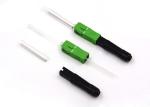 SC/APC UPC hot melt type fiber optic fast connector / simplex fiber optic