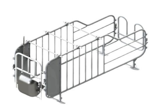 Buy cheap Livestock Equipment hot galvanized Sow Individual Mating Crate from wholesalers