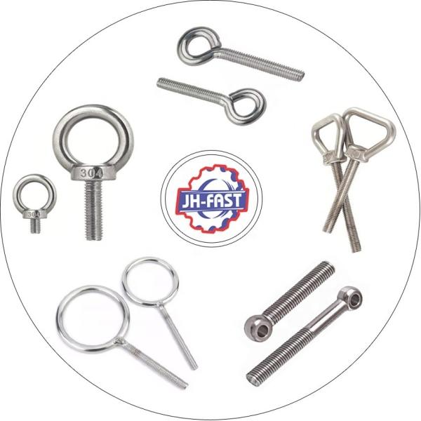 Buy cheap Stainless Steel Lifting Eye Bolt Custom M12 with Nut ISO Standard from wholesalers