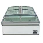 Big Sliding Glass Door Combi Freezer,Island freezer,display freezer,deep freezer