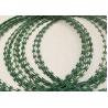 Buy cheap BTO 22 Concertina Razor Barbed Wire 450MM Coil PVC Coating from wholesalers
