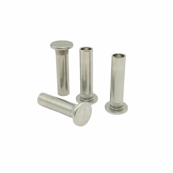 Buy cheap Salt Spray Resistant Stainless Steel Flat Head Semi Hollow Rivets Stainless Steel Serrated Rivets Pressure Rivet from wholesalers
