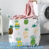 Buy cheap Laundry Baskets with Easy Carry Handles, Hamper, Folding Washing Bins, Family Laundry Room Bathroom from wholesalers