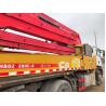 Buy cheap Shandeka chassis above the 16 year trinity pump car concrete pump truck with boom from wholesalers