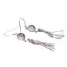 Buy cheap Sterling Silver Tassels Rose Quartz Drop Earring (058958) from wholesalers