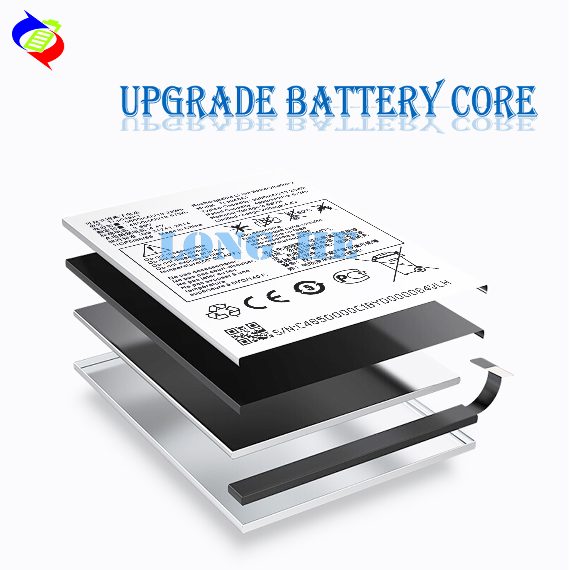 Replacement Battery Production for TLp048A1 Dual IC Protection Lithium Mobile Cell Phone