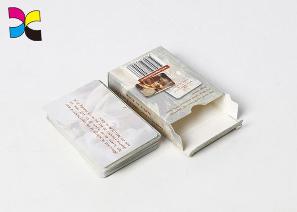 Buy cheap OEM Card Printing Services Recycled Paper Playing Hot Stamping Debossing from wholesalers