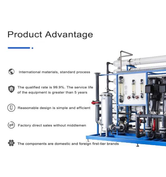 0.3m3/H EDI Ultrapure Water Treatment Equipments Reverse Osmosis System For Oral