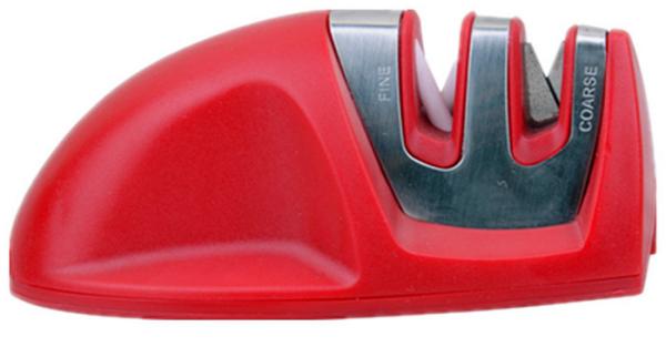 Buy cheap Ceramic Knife Sharpener Tungsten Blade Edge Grip 2 Stage Knife Sharpener 95 * 52 * 45mm Angle from wholesalers