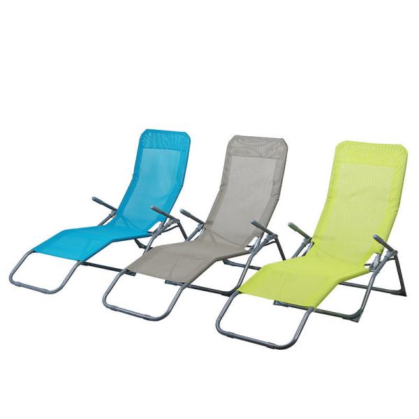 Buy cheap Outdoor Foldable Sun Lounger 1 X 1 Textilene Steel Rocking Chair from wholesalers