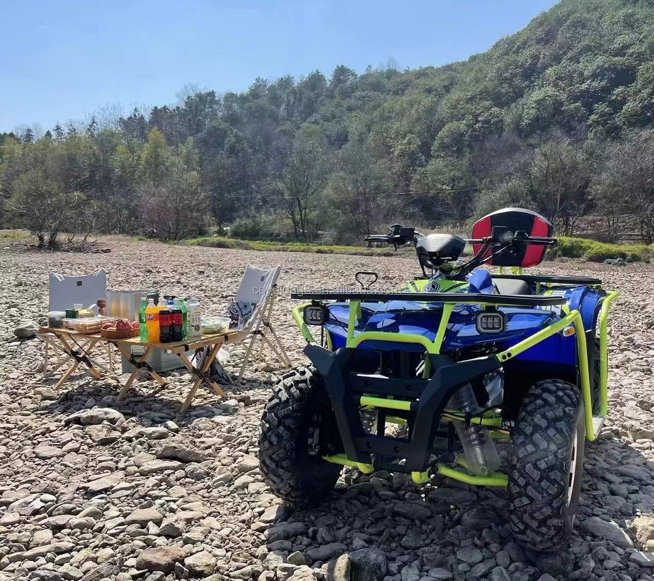 60V Battery 230cc Independent Suspension Four-wheel ATV for All-terrain Entertainment