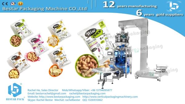 Buy cheap How To Make Snack Pouch, Bestar Hot Sale Weighing Packaging Machine BSTV-550AZ from wholesalers