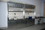 Biology / Physics Chemical Vent Hood Cupboard Stainless Steel Bench Tops