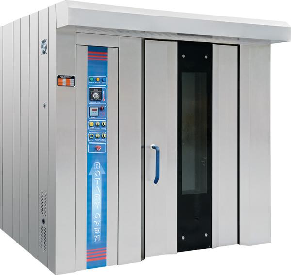 Buy cheap Electric Gas Diesel Oil 380V/220V 32 Trays Bakery Rotary Oven With Trays And Trollery from wholesalers